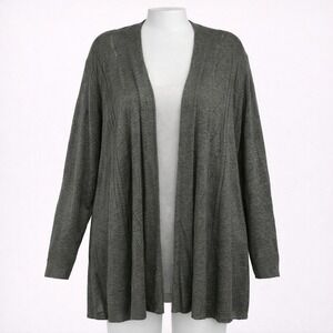 Margeaux Ellie 3X Olive Green Open Cardigan Duster‎ Long Whimsigoth Indie Sleaze